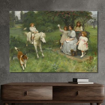 Ben Fatto! Arthur John Elsley, aje17 quadro stampa su tela