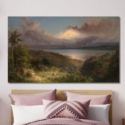 View Of Cotopaxi Frederic Edwin Church, fec122 canvas print