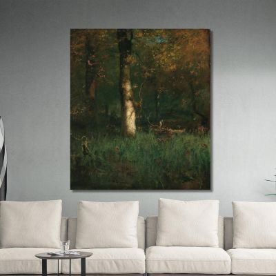 The Home Of The Heron 2 George Inness, gin92 canvas print