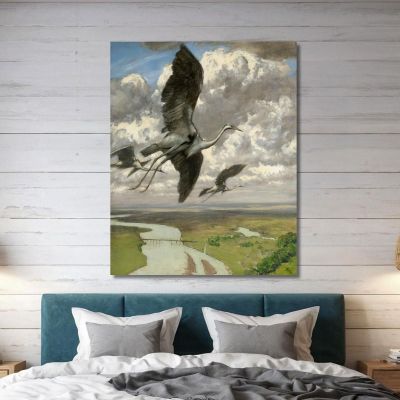 Wondrous Birds Hans Thoma, hth88 canvas print