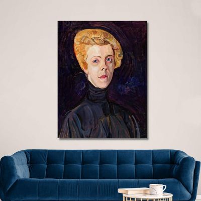 Ritratto Della Sig.Ra T. Zygmunt Waliszewski, zwl34 quadro stampa su tela