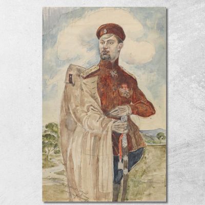 Ritratto Del Cognato Dell'Artista Kirill Zdanevich Zygmunt Waliszewski zwl35 quadro stampa su tela