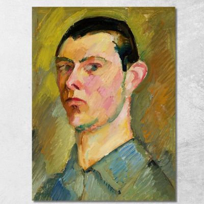 Autoritratto Zygmunt Waliszewski zwl42 quadro stampa su tela