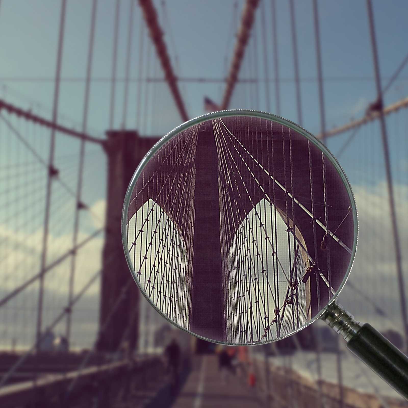 Città Ponte di Brooklyn quadro stampa su tela ct36