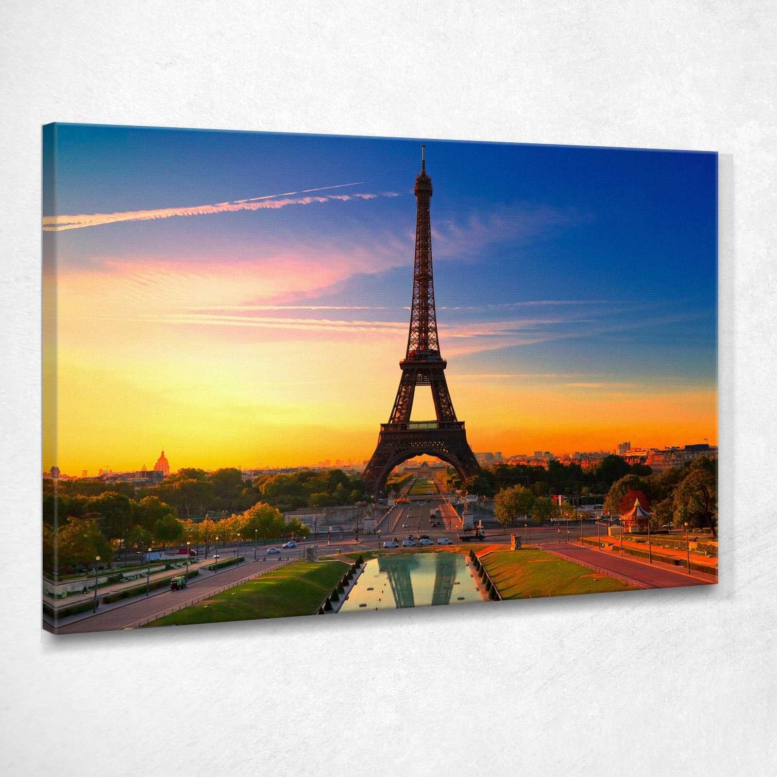 Città Parigi Tour Eiffel quadro stampa su tela ct38