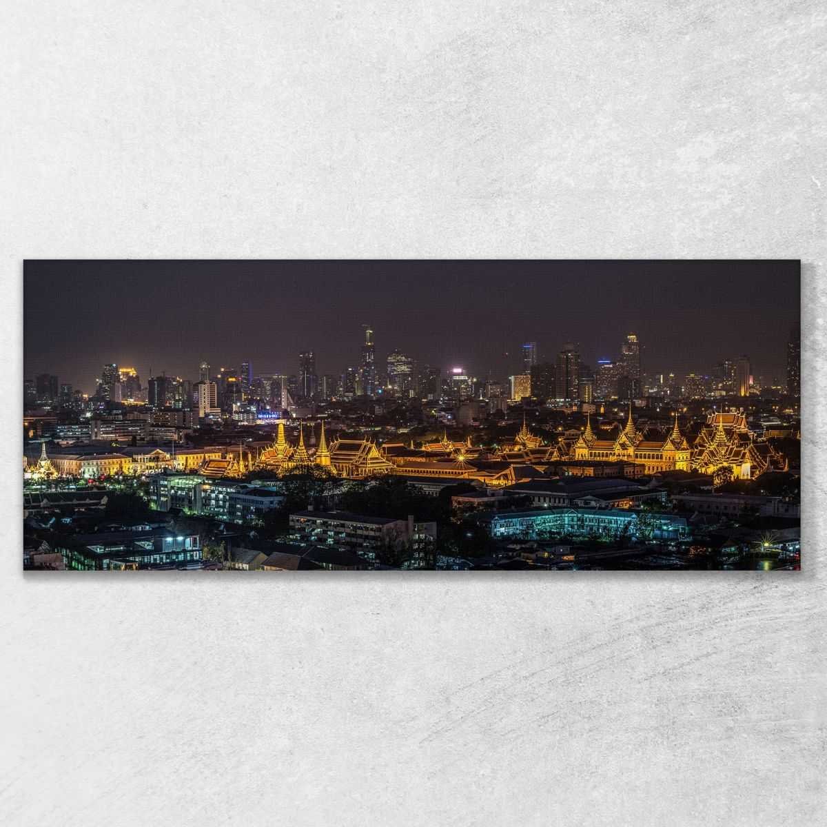 ❤ Città Bangkok 100x40 quadro stampa su tela ct146