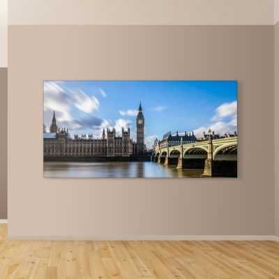 ❤ Città London 2 100x50 quadro stampa su tela ct157