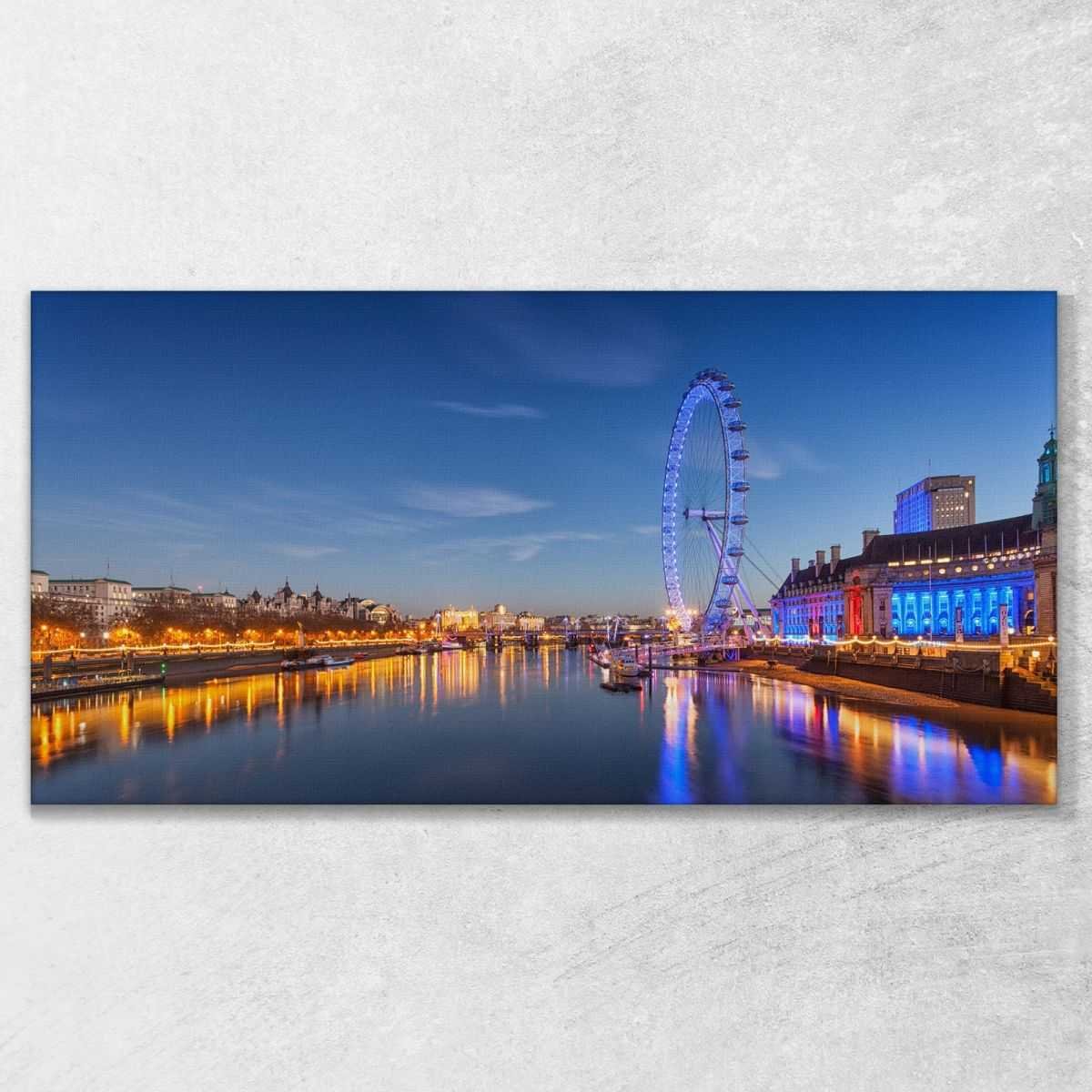 Quadro Città ❤️ London 3 100x50 stampa su tela pronto da appendere ct158