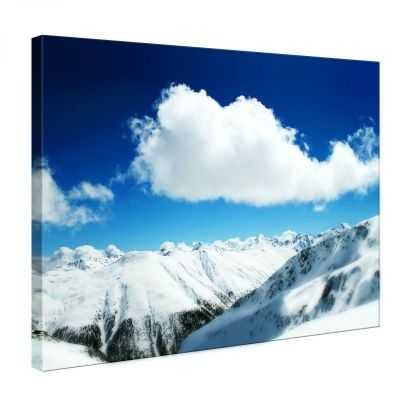 Quadro Paesaggio nuvola di neve quadro moderno stampa su tela psgo38