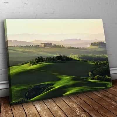 Quadro Paesaggio colline verdi quadro moderno stampa su tela psgo94