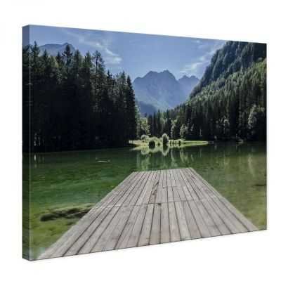 Quadro Paesaggio ponticelli sul lago quadro moderno stampa su tela psgo757