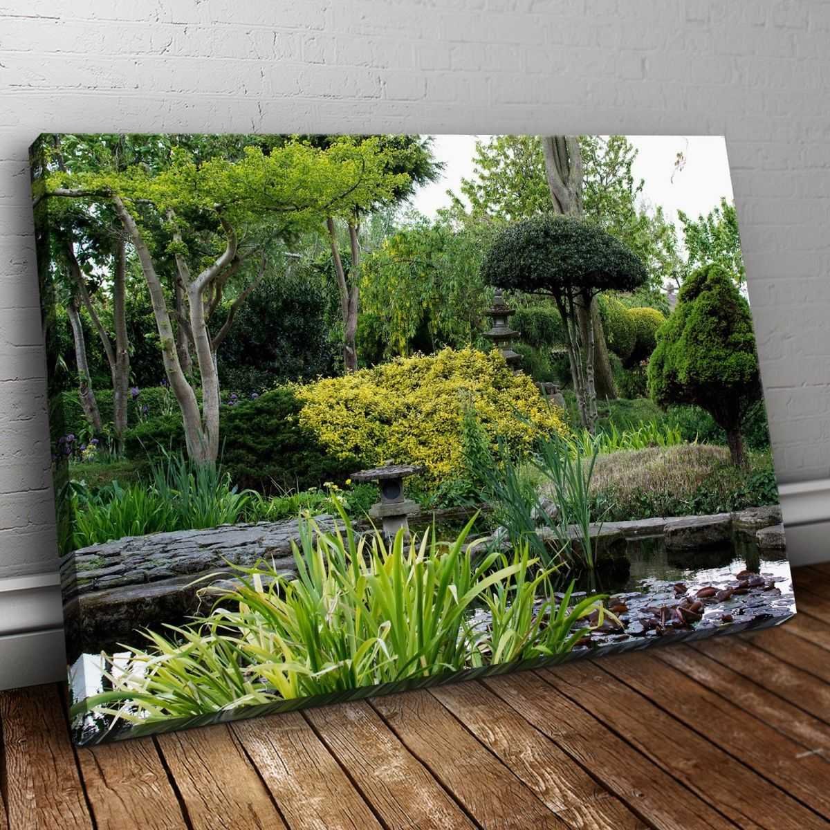 Quadro Paesaggio giardino giapponese quadro moderno stampa su tela psgo913