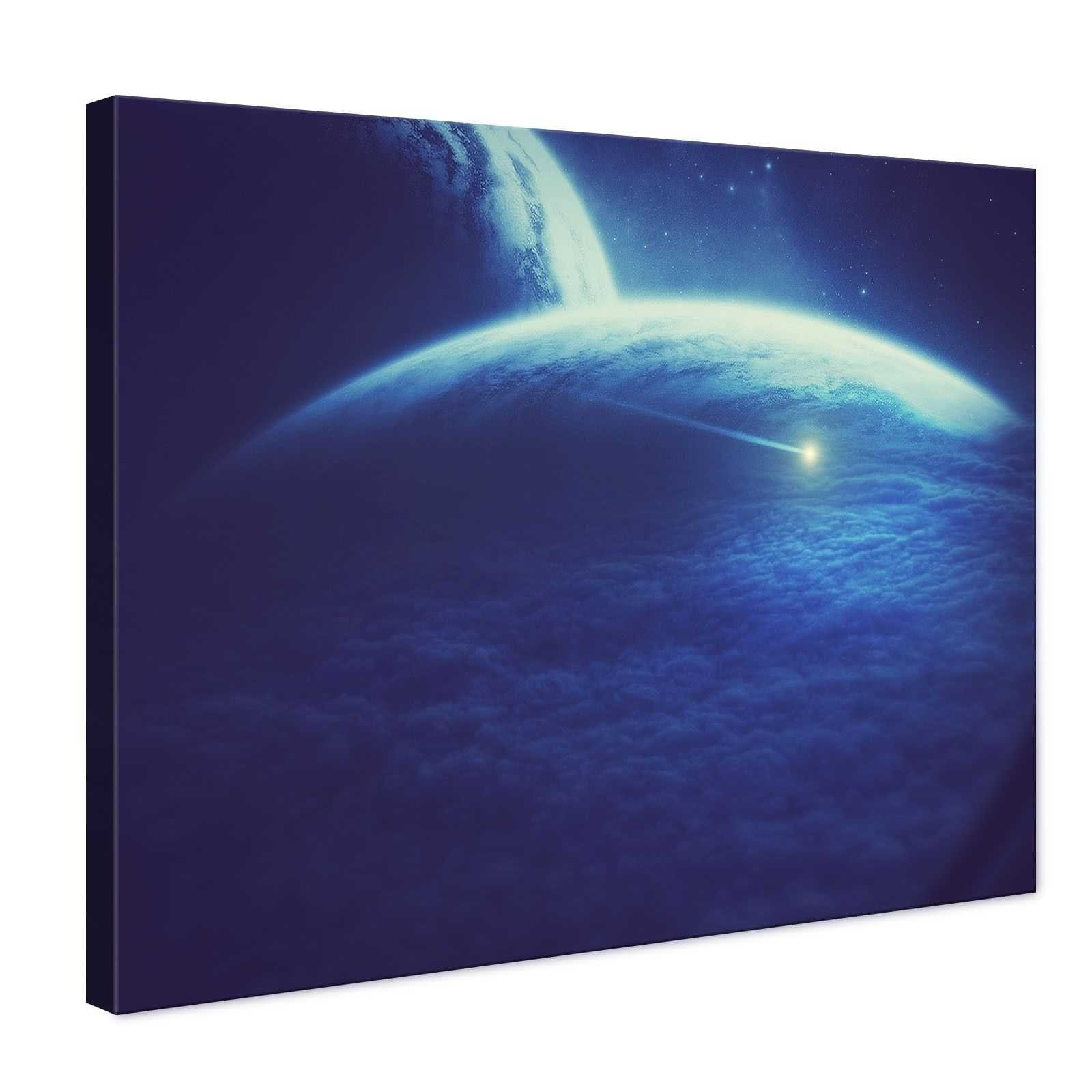 Quadro Spazio e Pianeti Nuvole spaziali quadro moderno stampa su tela sp2