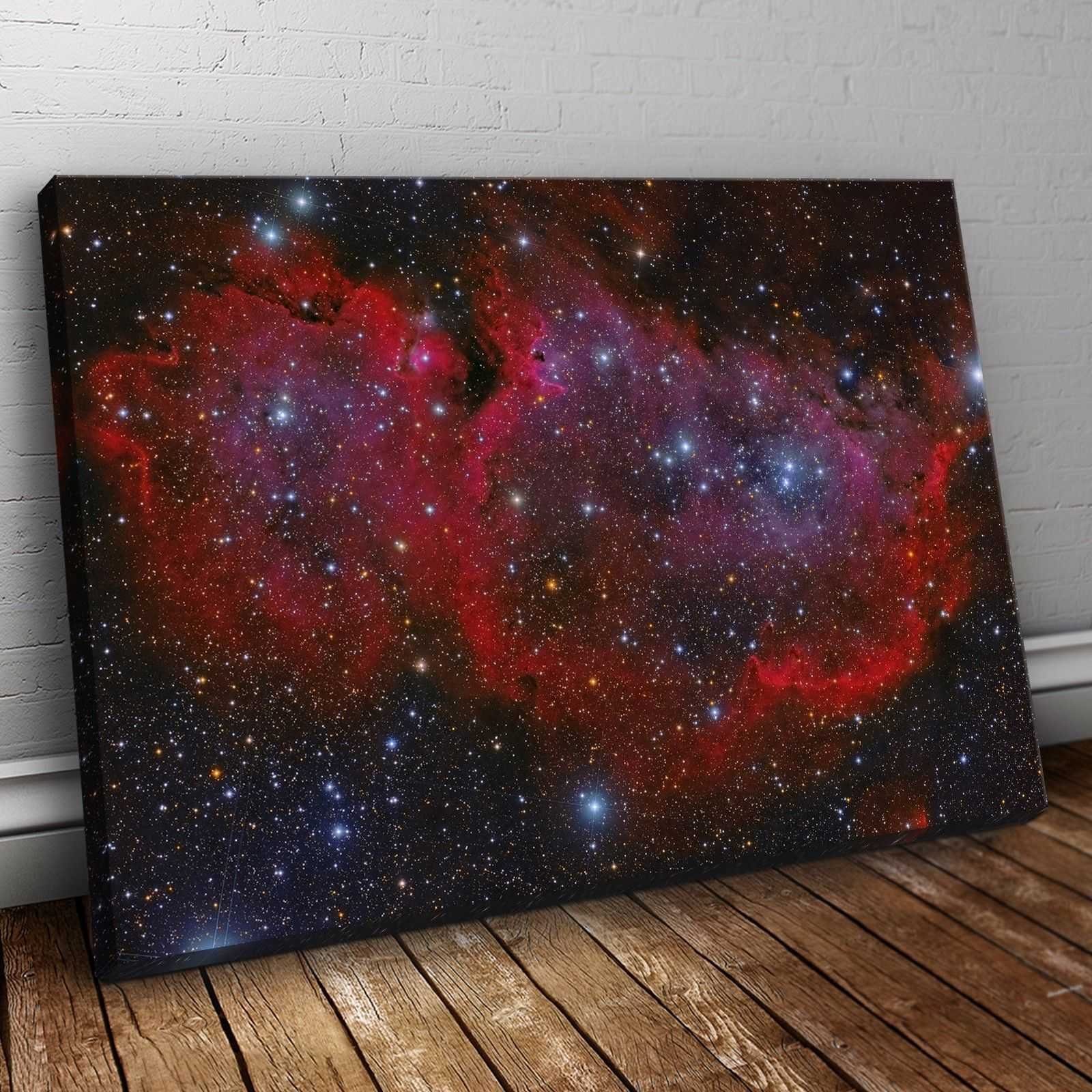 Quadro Spazio e Pianeti Sfumature di Nebulosa quadro moderno stampa su tela sp11