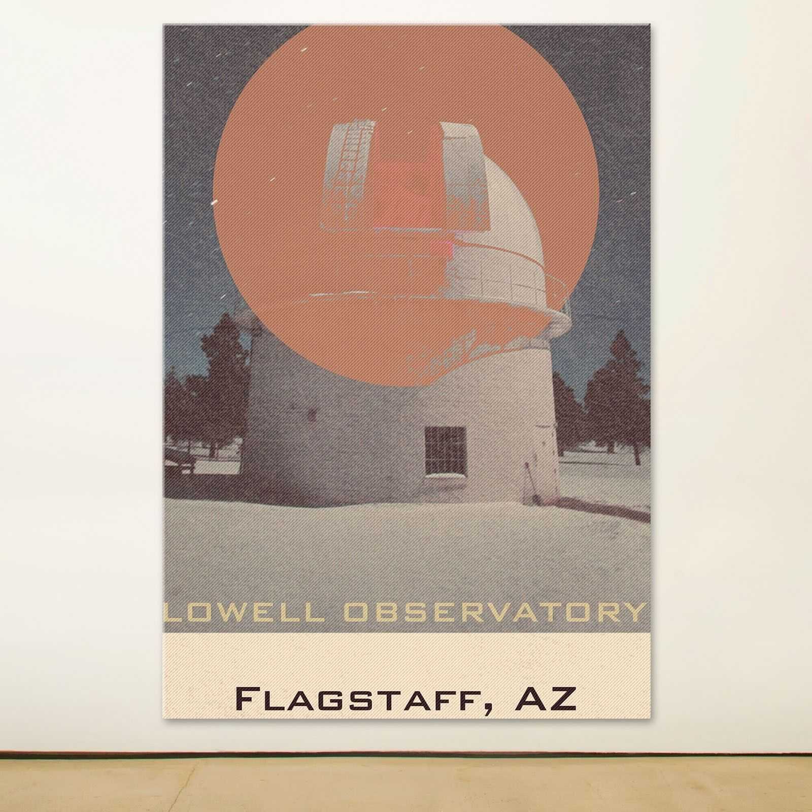 Quadro Nasa Vintage Osservatorio della NASA Lowell stampa su tela nasa011