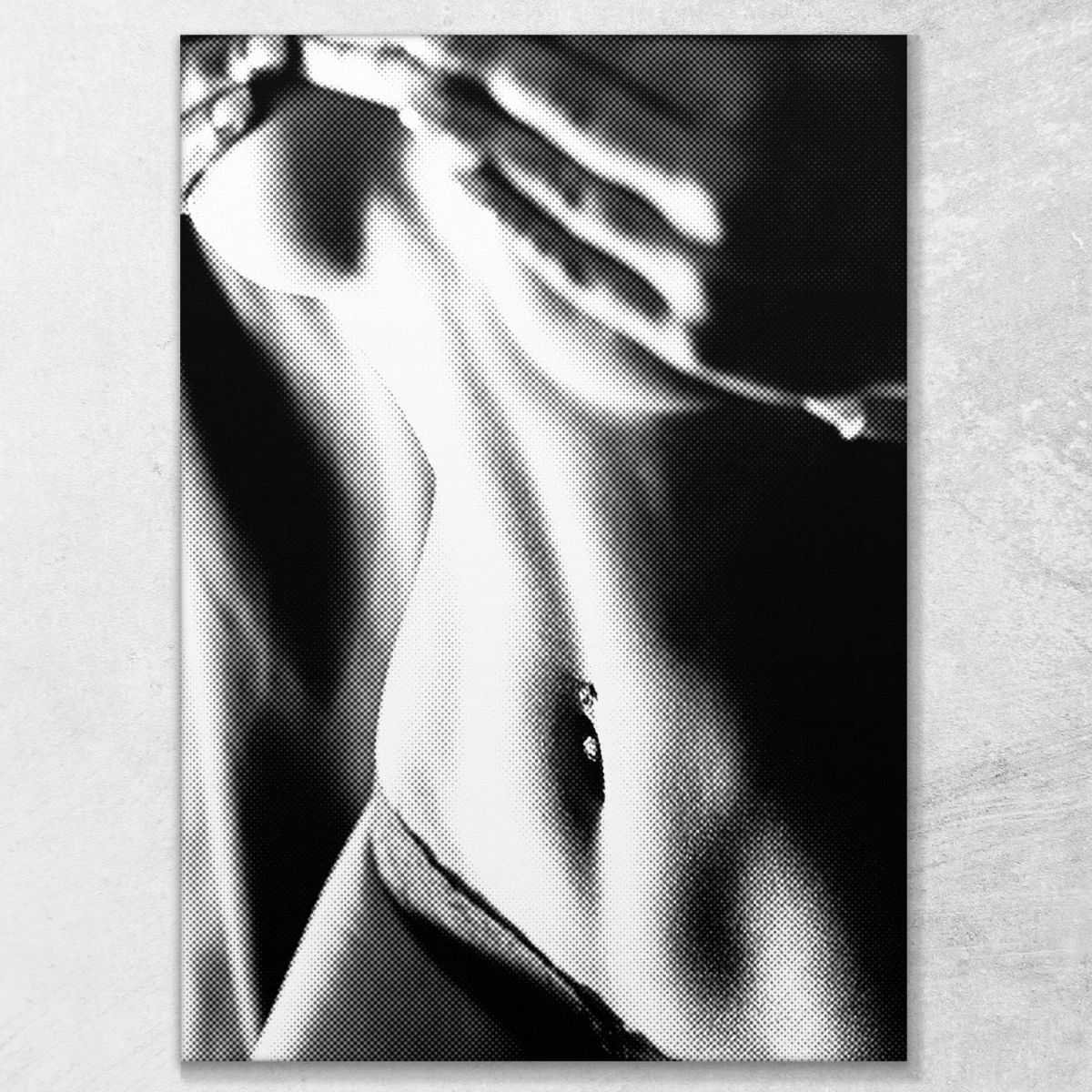 ❤️ Quadro astratto Body d'acciaio sexy girl quadro moderno stampa su tela asn7