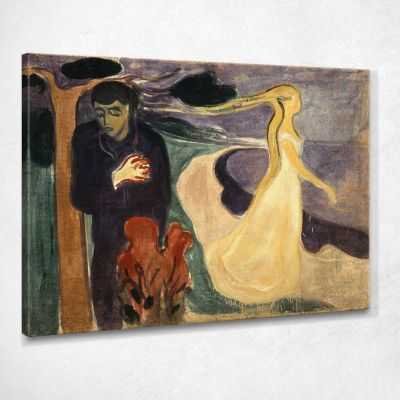Separazione Edvard Munch quadro stampa su tela 100x80 cm EM005