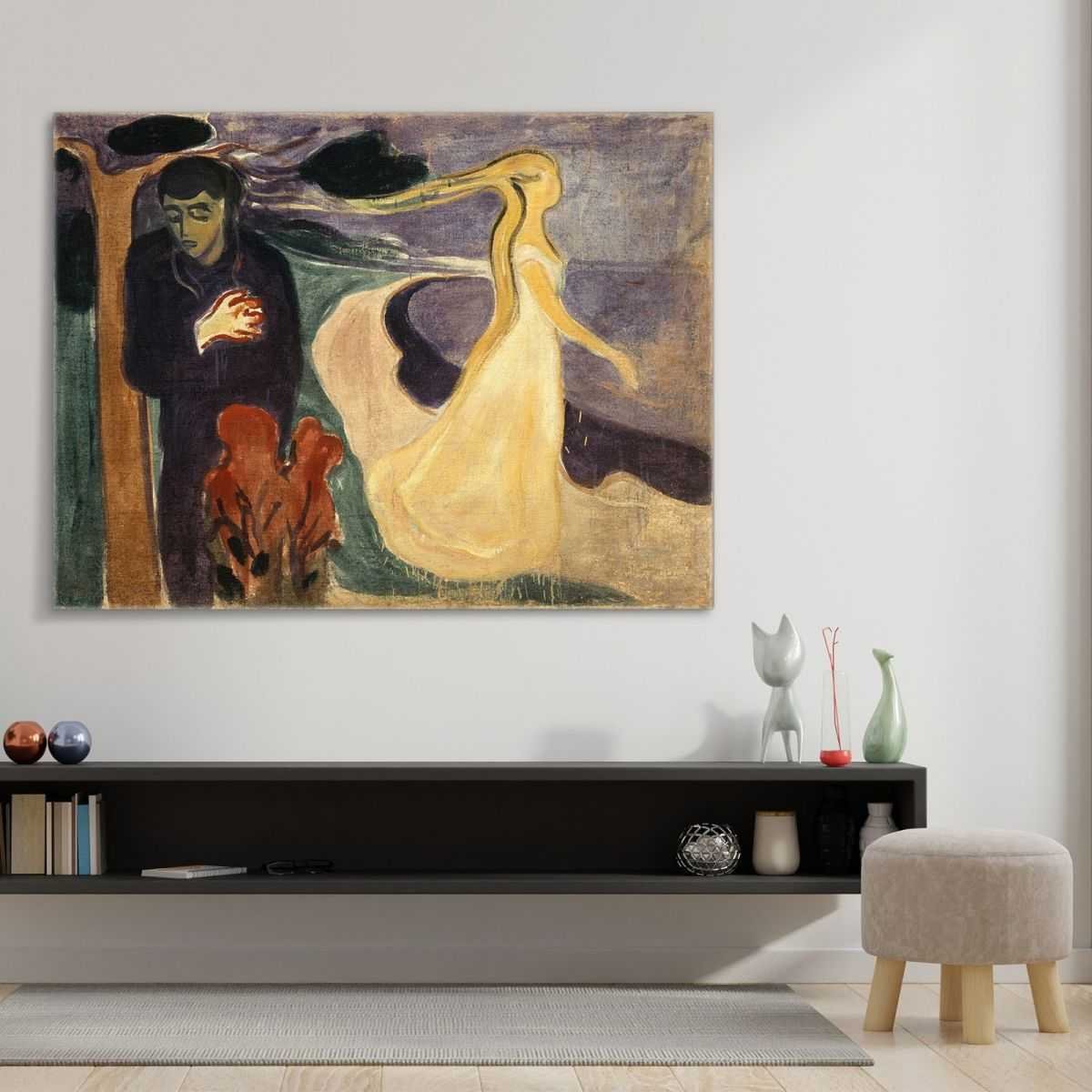 Separazione Edvard Munch quadro stampa su tela 100x80 cm EM005