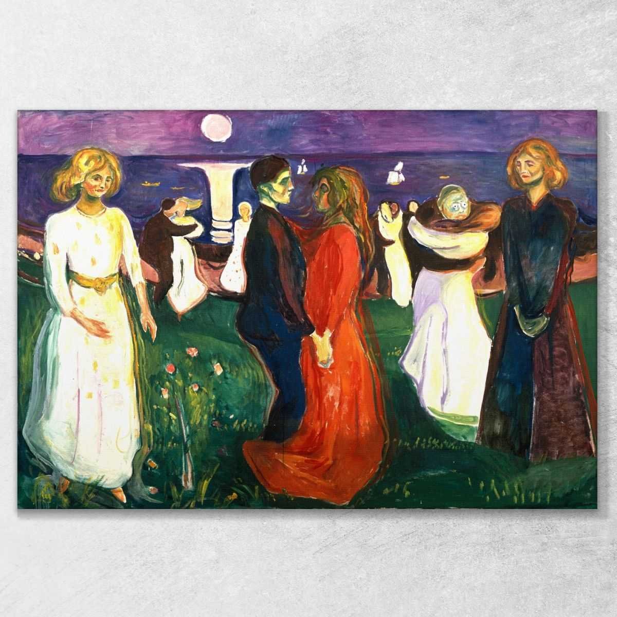 La danza della vita Edvard Munch quadro stampa su tela 100x70 cm EM021