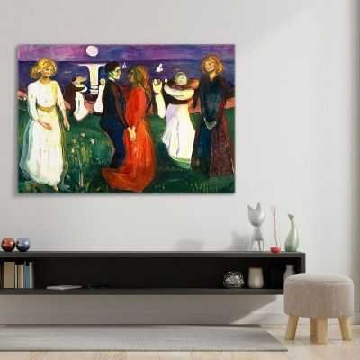 La danza della vita Edvard Munch quadro stampa su tela 100x70 cm EM021