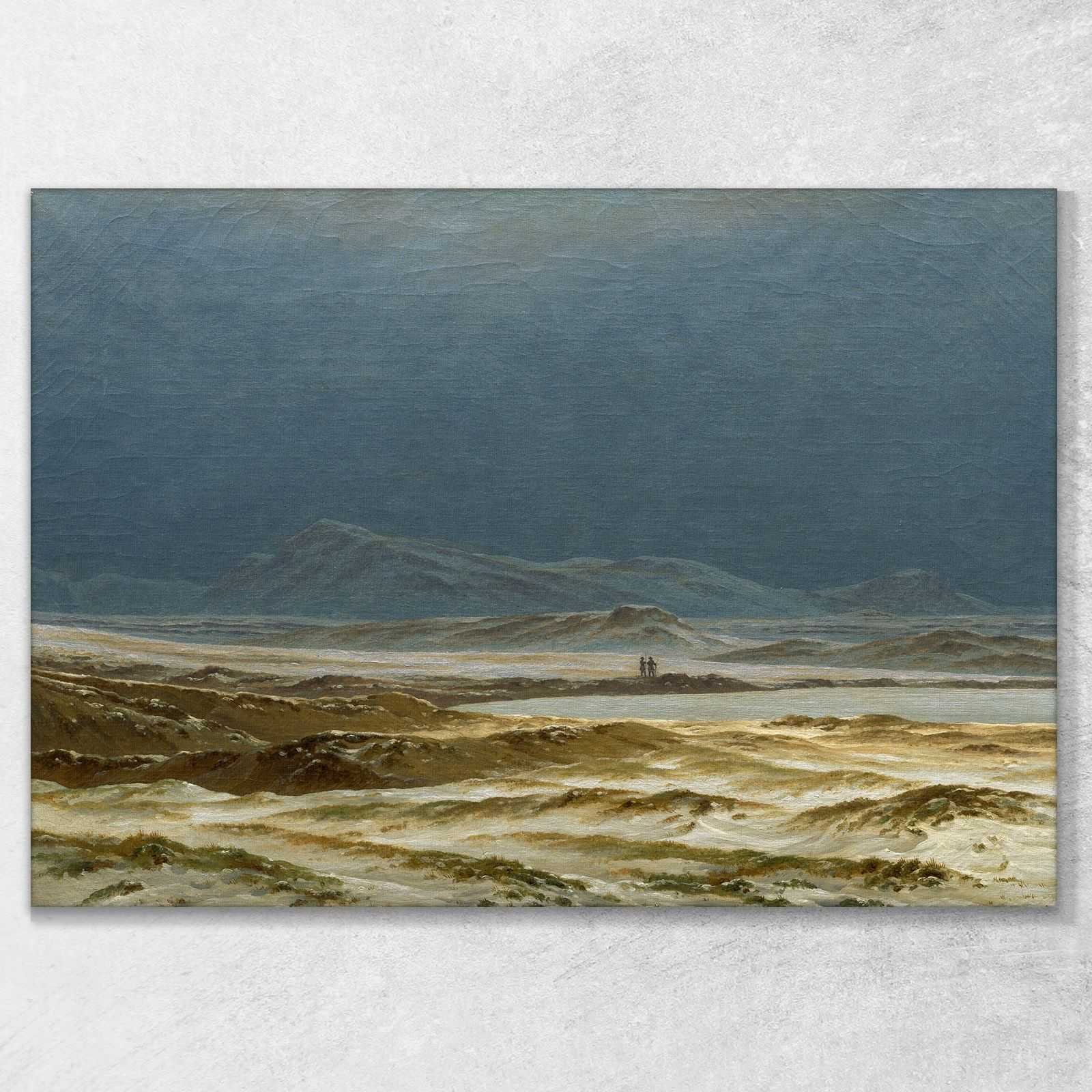 Paesaggio settentrionale primavera Caspar David Friedrich quadro 100x70cm CD11