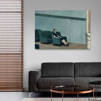 Intermission Intermedio Edward Hopper quadro stampa su tela 100x70cm EHO2