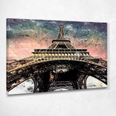 ❤️ Quadro astratto Incantevole Parigi quadro moderno stampa su tela as21
