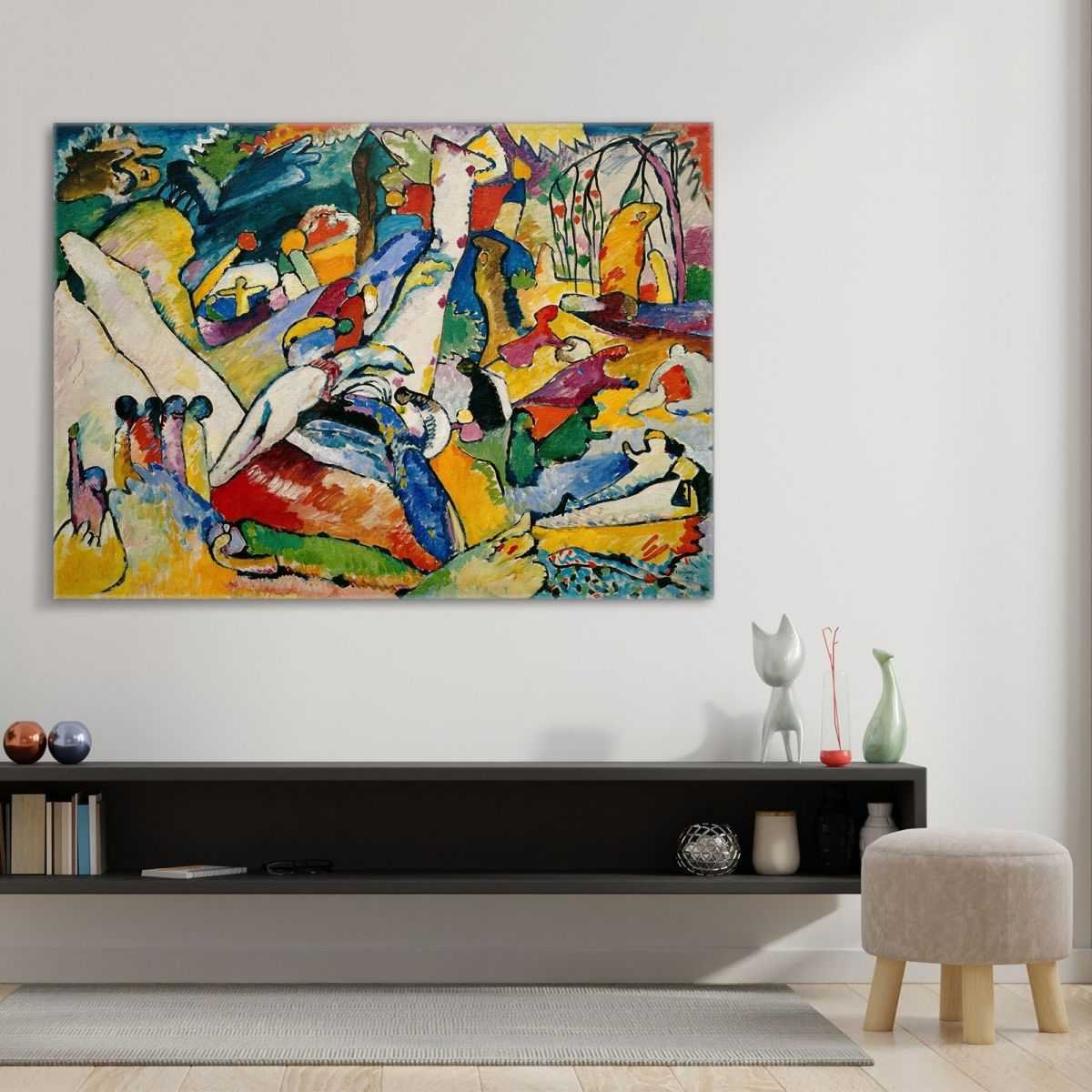 Studio Per La Composizione Ii Kandinsky Wassily quadro stampa su tela wk47