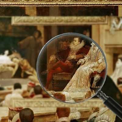 La Morte Di Romeo E Giulietta Klimt Gustav quadro stampa su tela KG14