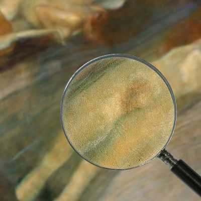 Acqua In Movimento Klimt Gustav quadro stampa su tela KG34