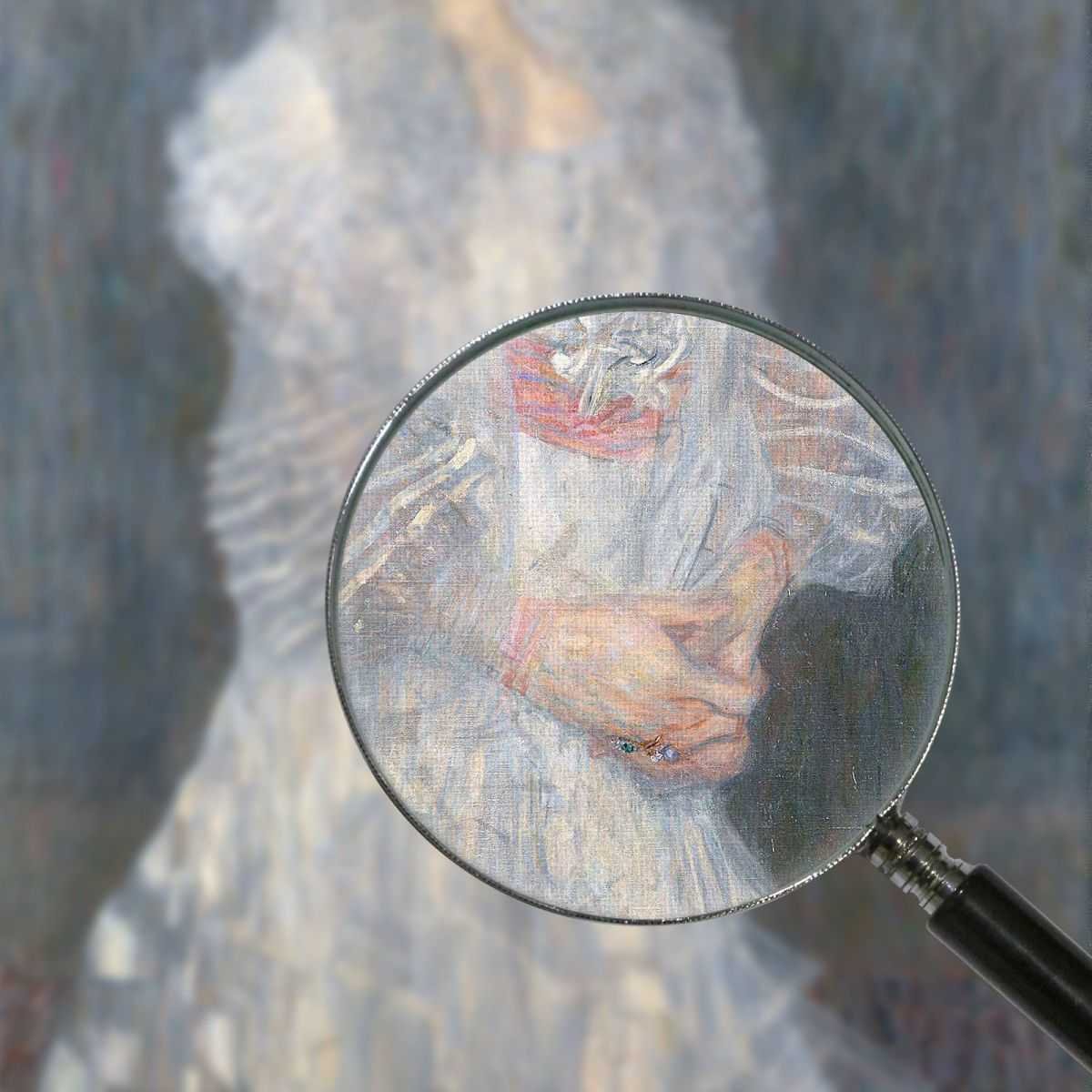 Rittratto Di Hermine Gallia Klimt Gustav quadro stampa su tela KG49