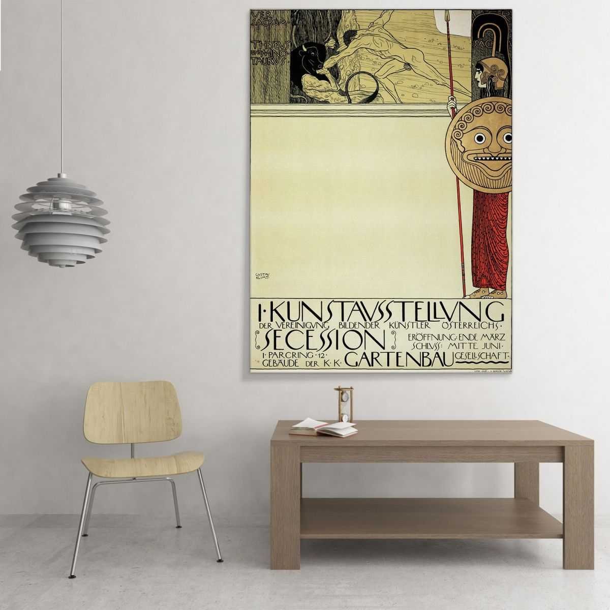 Manifesto Per La Prima Mostra D'Arte Del Movimento Della Secessione Klimt KG51