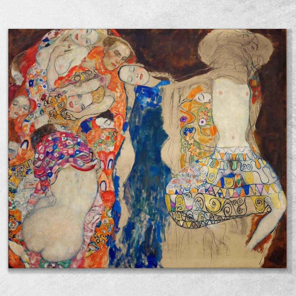 Dopo La Pioggia Klimt Gustav quadro stampa su tela KG58