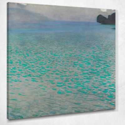 Il Lago Attersee Klimt Gustav quadro stampa su tela KG65