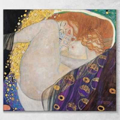 Titolo Danae Klimt Gustav quadro stampa su tela KG69