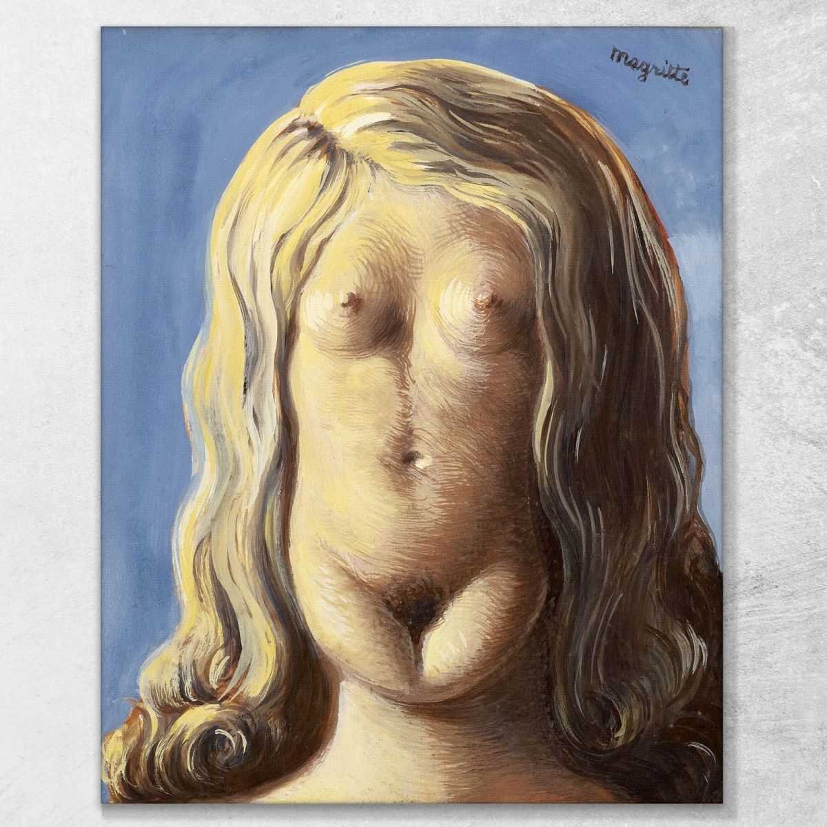 Stupro - 2 Magritte René quadro stampa su tela RM30