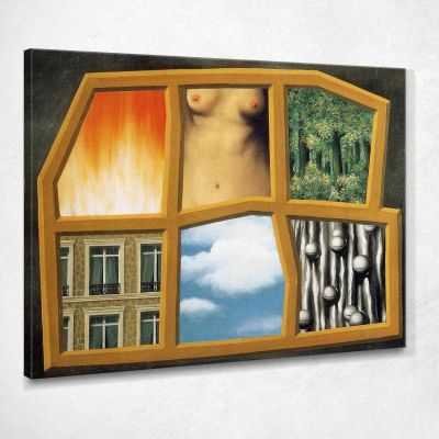 I Sei Elementi Magritte René quadro stampa su tela RM31
