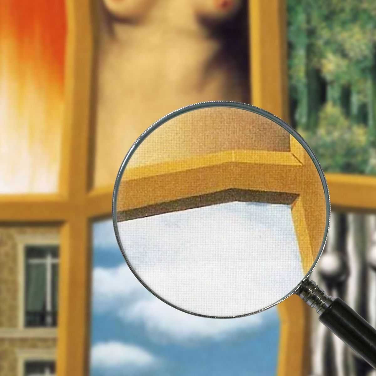 I Sei Elementi Magritte René quadro stampa su tela RM31