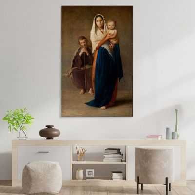 La Sacra Famiglia Pellizza Da Volpedo quadro stampa su tela GPV36
