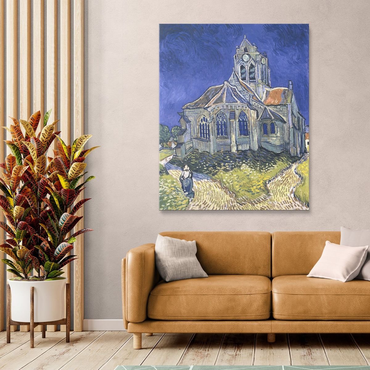 ️ La Chiesa Di Auvers Van Gogh Vincent quadro stampa su tela vvg22
