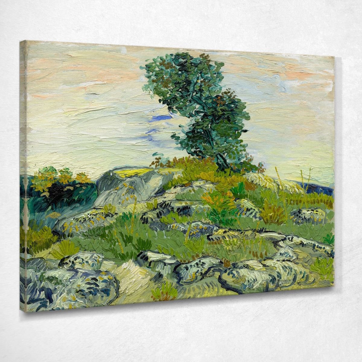 Le Rocce Van Gogh Vincent quadro stampa su tela vvg99