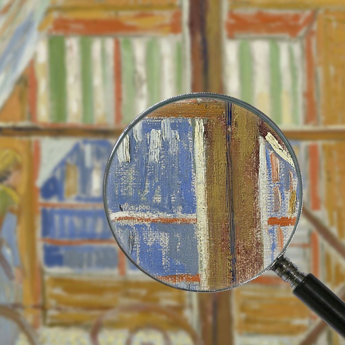 Veduta Di Una Macelleria Van Gogh Vincent quadro stampa su tela vvg181