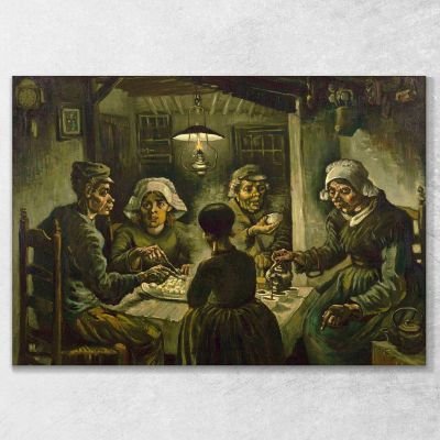 I Mangiatori Di Patate Van Gogh Vincent quadro stampa su tela vvg185