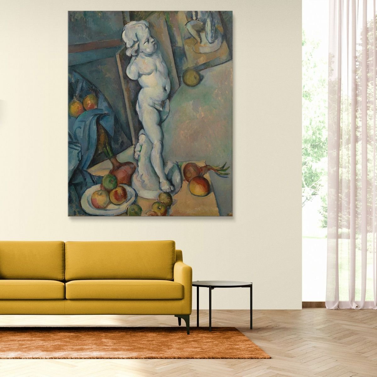 ❤️ Natura Morta Con Cupido In Gesso Cézanne Paul quadro stampa su tela