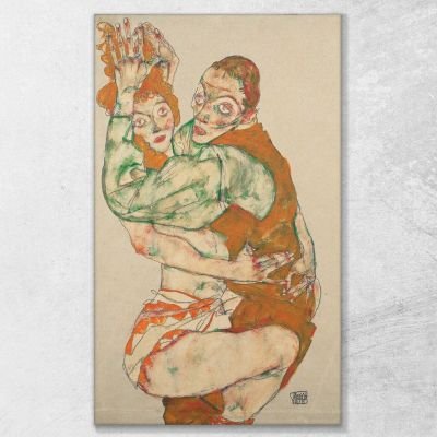 Fare L'Amore Egon Schiele quadro stampa su tela egsc47