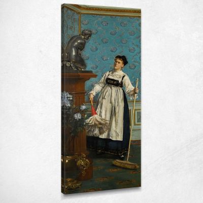 Un Aspirante Intenditore Alfred Stevens stal9 quadro stampa su tela