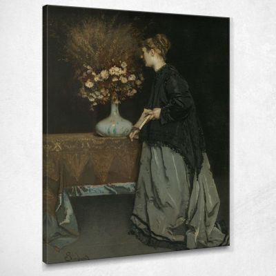 Fiori Autunnali Alfred Stevens stal12 quadro stampa su tela