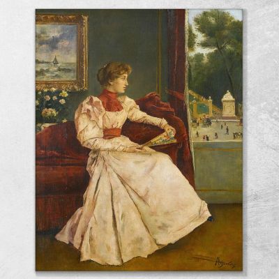 A Casa Alfred Stevens, stal15 quadro stampa su tela
