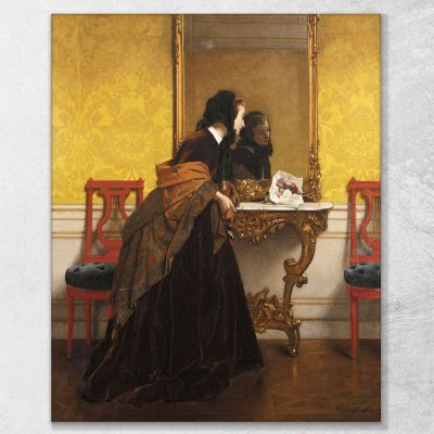 Il Mazzo Di Fiori Alfred Stevens, stal47 quadro stampa su tela