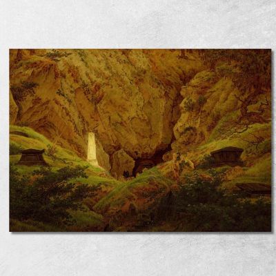 Tombe Dei Caduti Nella Lotta Per L Indipendenza Caspar David Friedrich cdf38 quadro stampa su tela